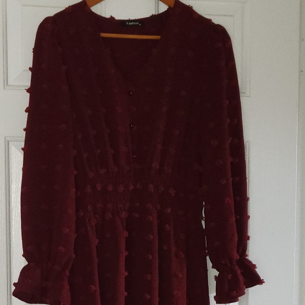 Burgandy dress